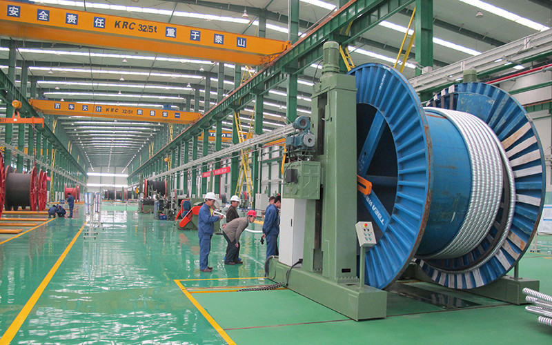 Wuxi Hengtai Cable Machinery Manufacture Co., Ltd linha de produção do fabricante